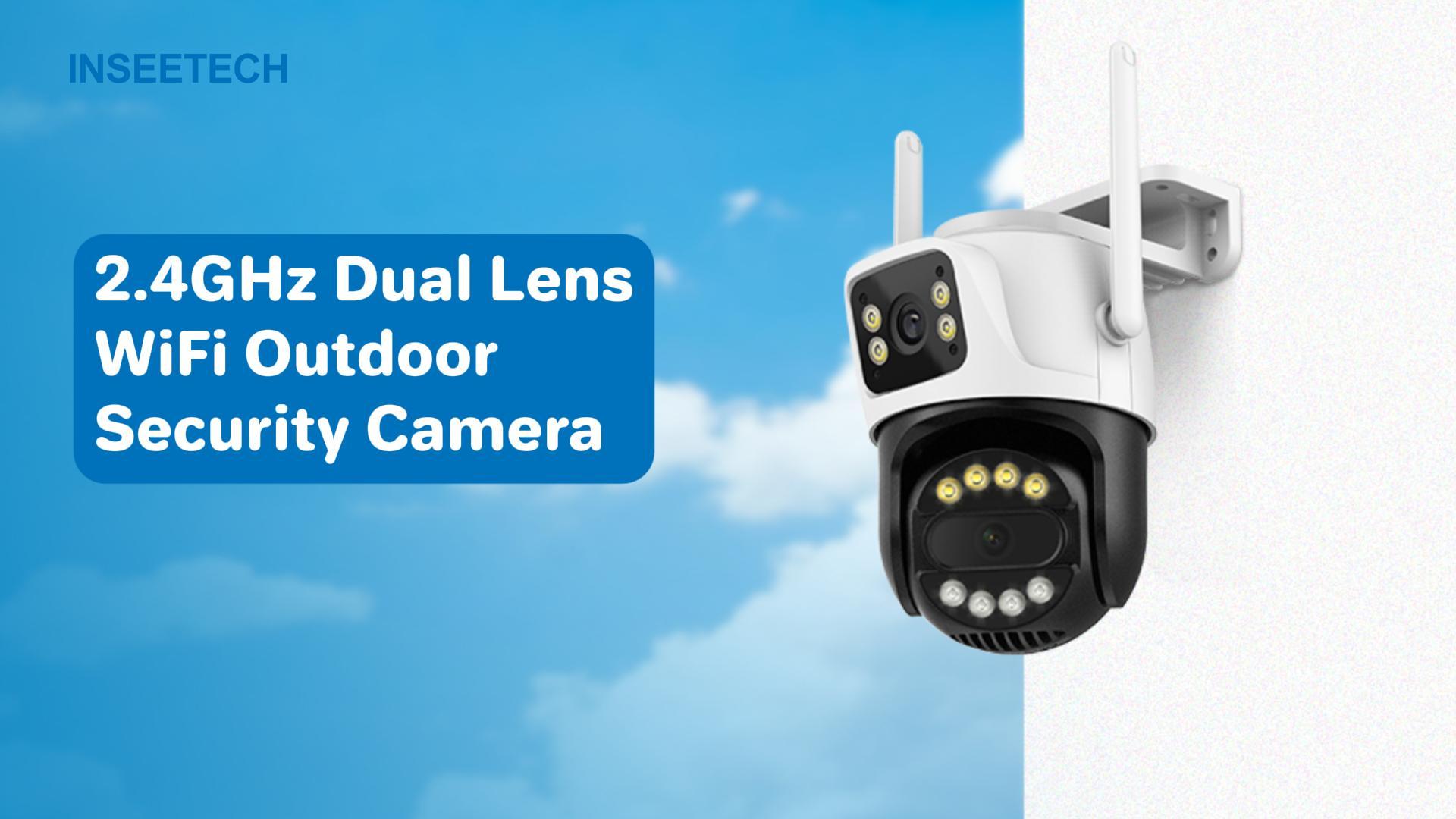 Amazon.com : 6MP WiFi Dual Lens Outdoor Security Camera Wireless